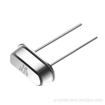 20MHz 49s quartz crystal, high frequency stability and high reliability, resistance welded package